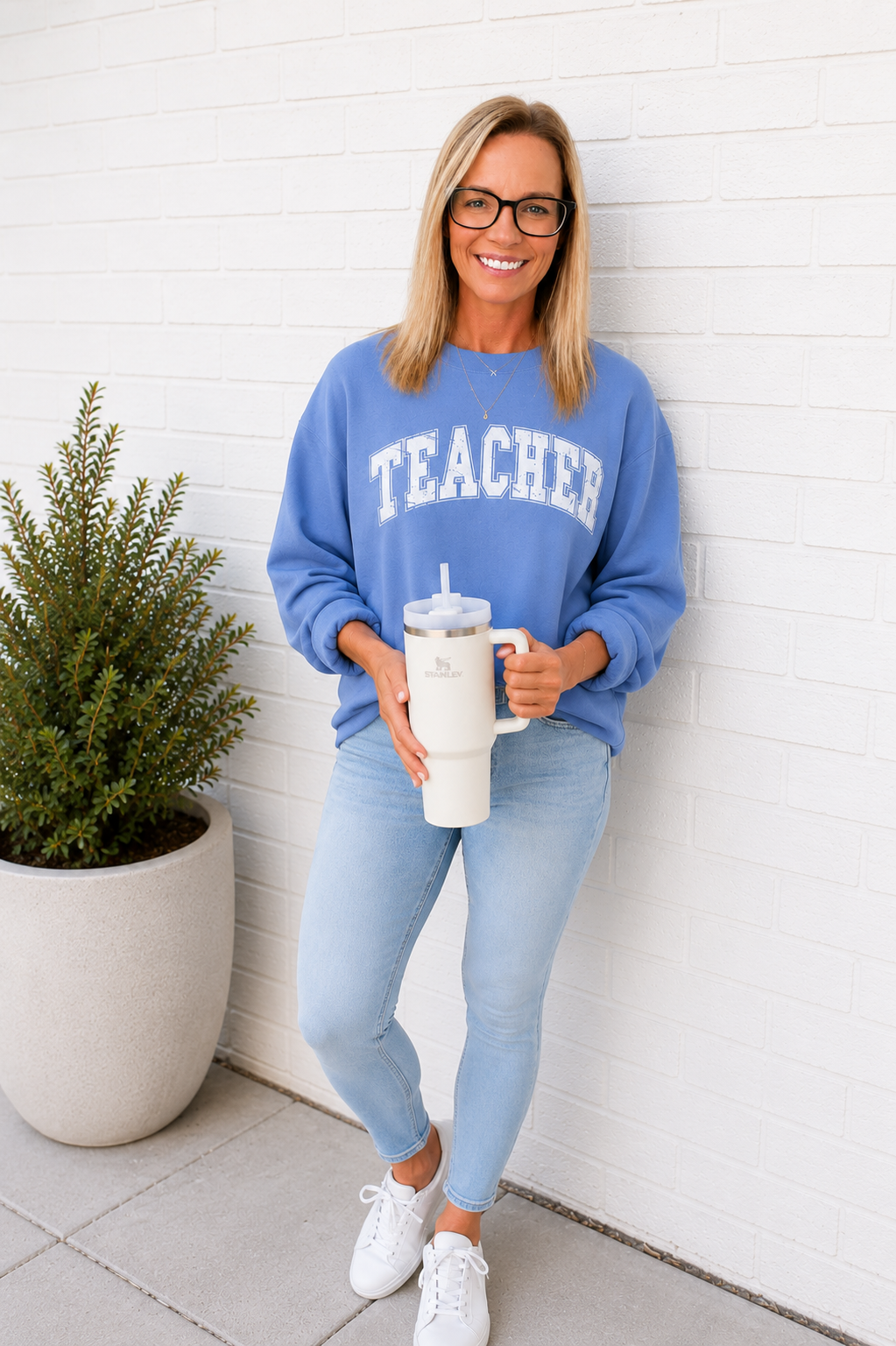 Teacher Crewneck Sweatshirt