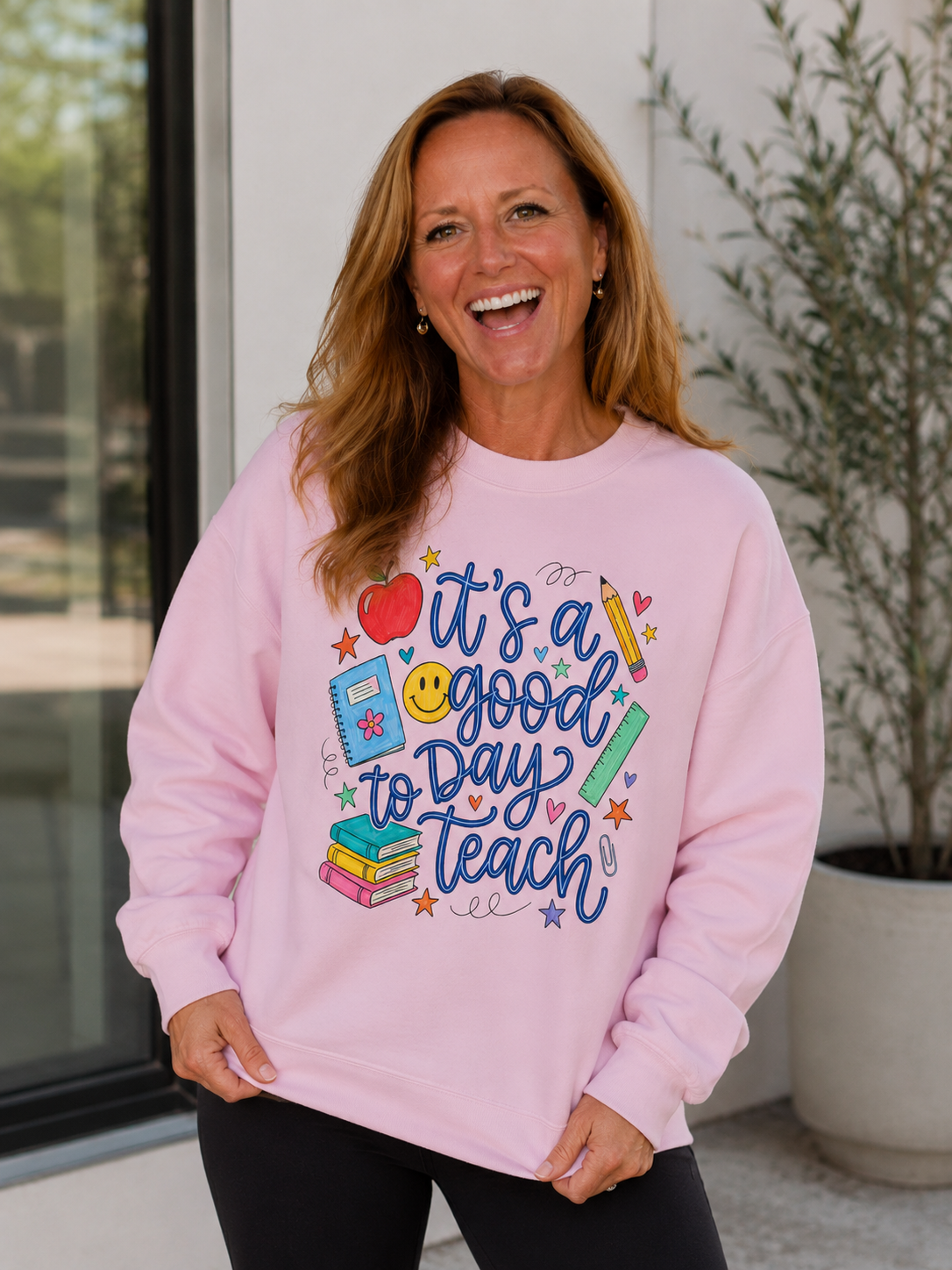 It's a Good Day to Teach Crewneck Sweatshirt