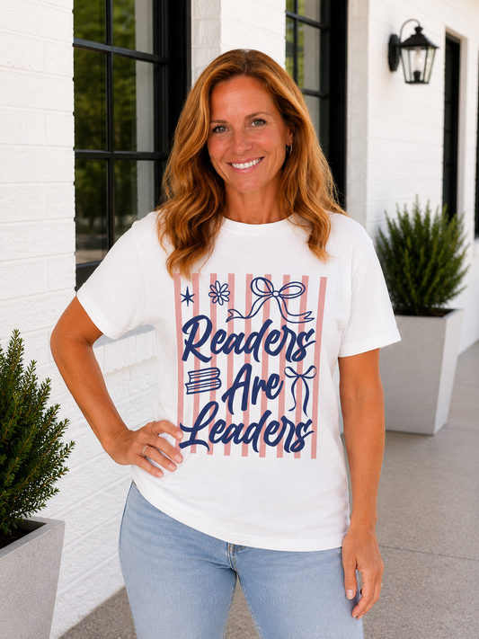 Readers Are Leaders Graphic Tee