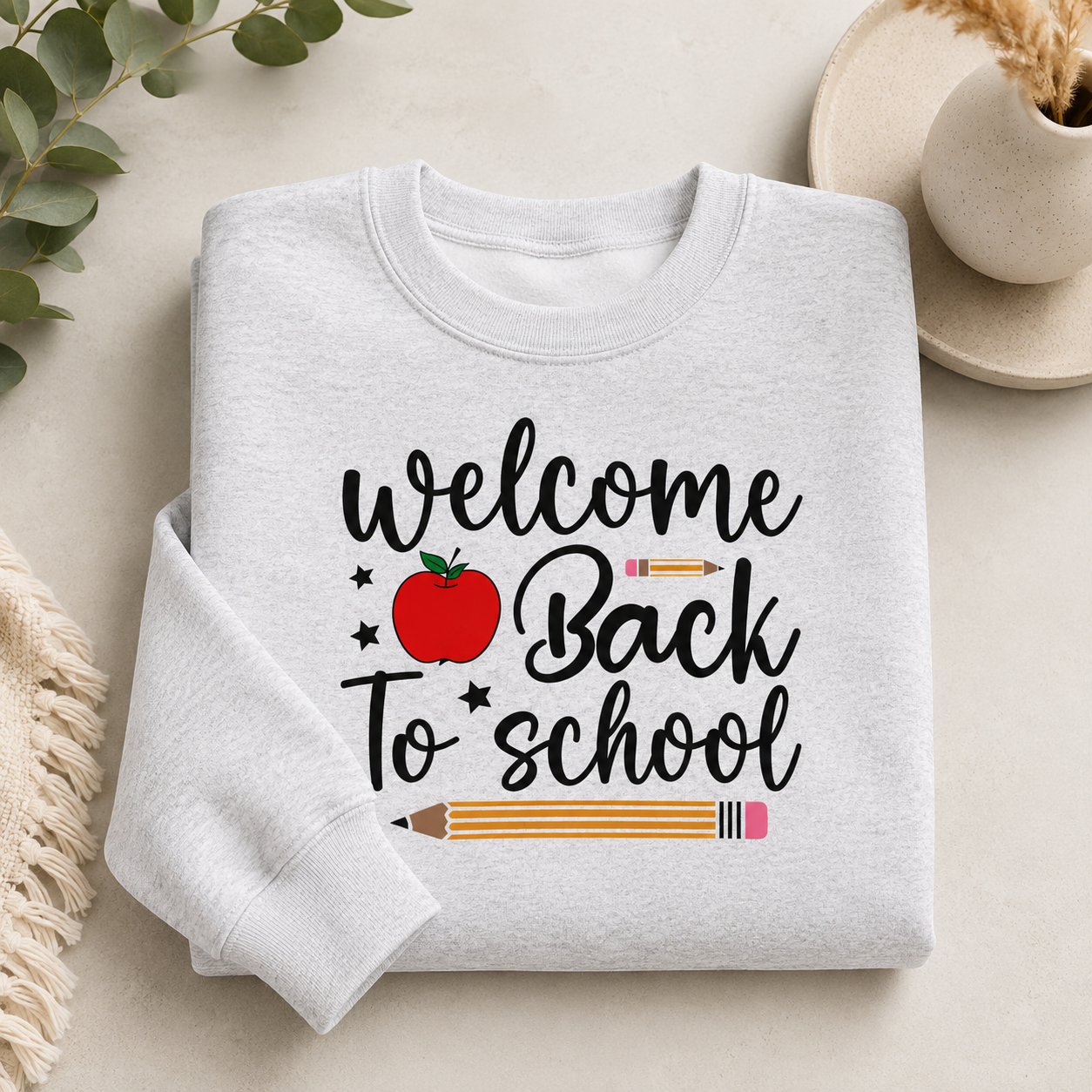 Welcome Back to School Crewneck Sweatshirt