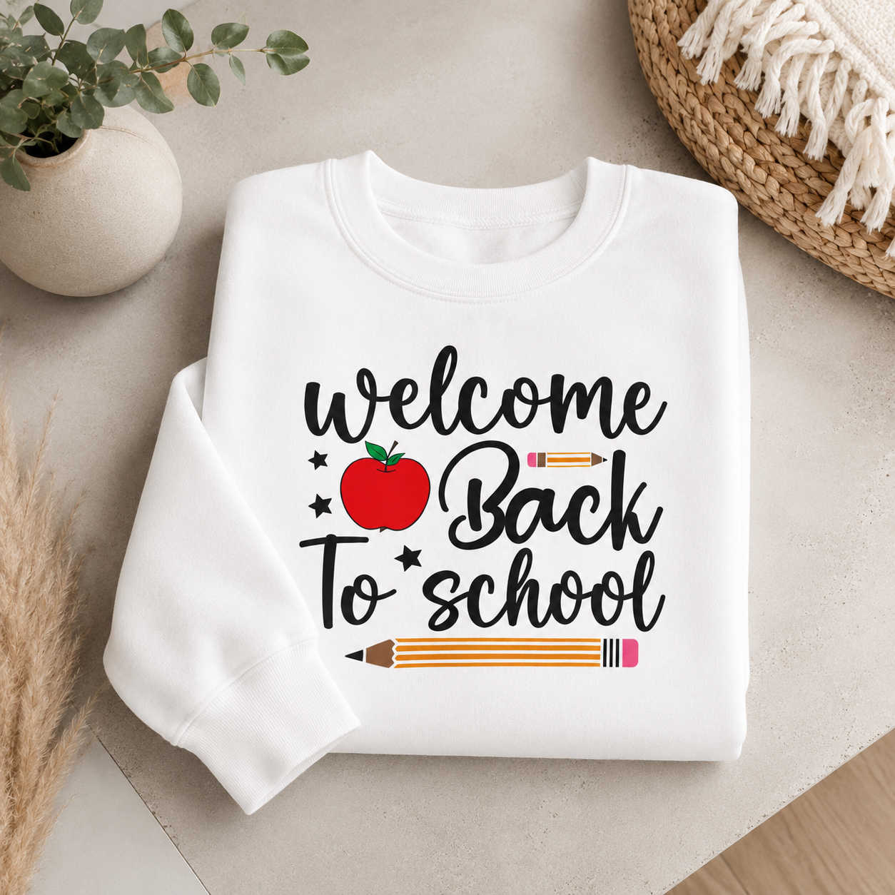 Welcome Back to School Crewneck Sweatshirt