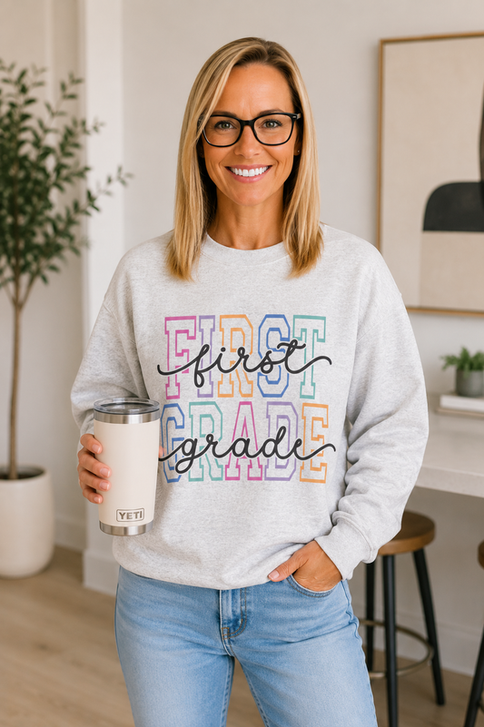 First Grade Crewneck Sweatshirt