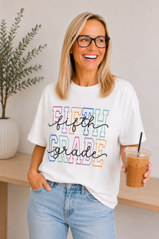 Fifth Grade Teacher Graphic Tee