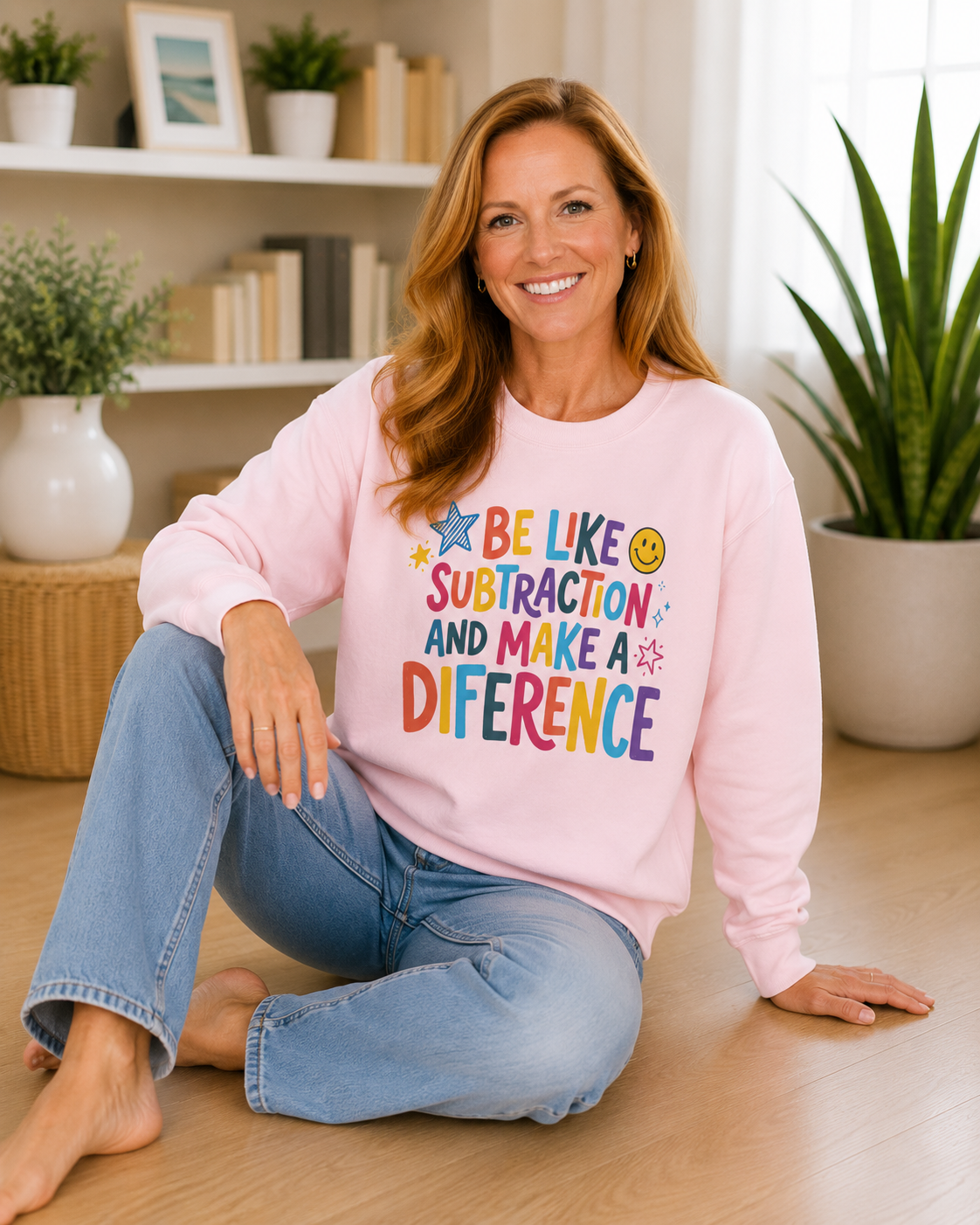 Be Like Subtraction Crewneck Sweatshirt