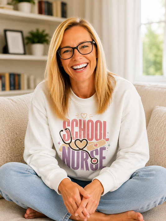 School Nurse Crewneck Sweatshirt