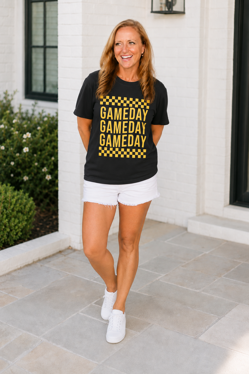 Gameday Checkered Fan Graphic Tee