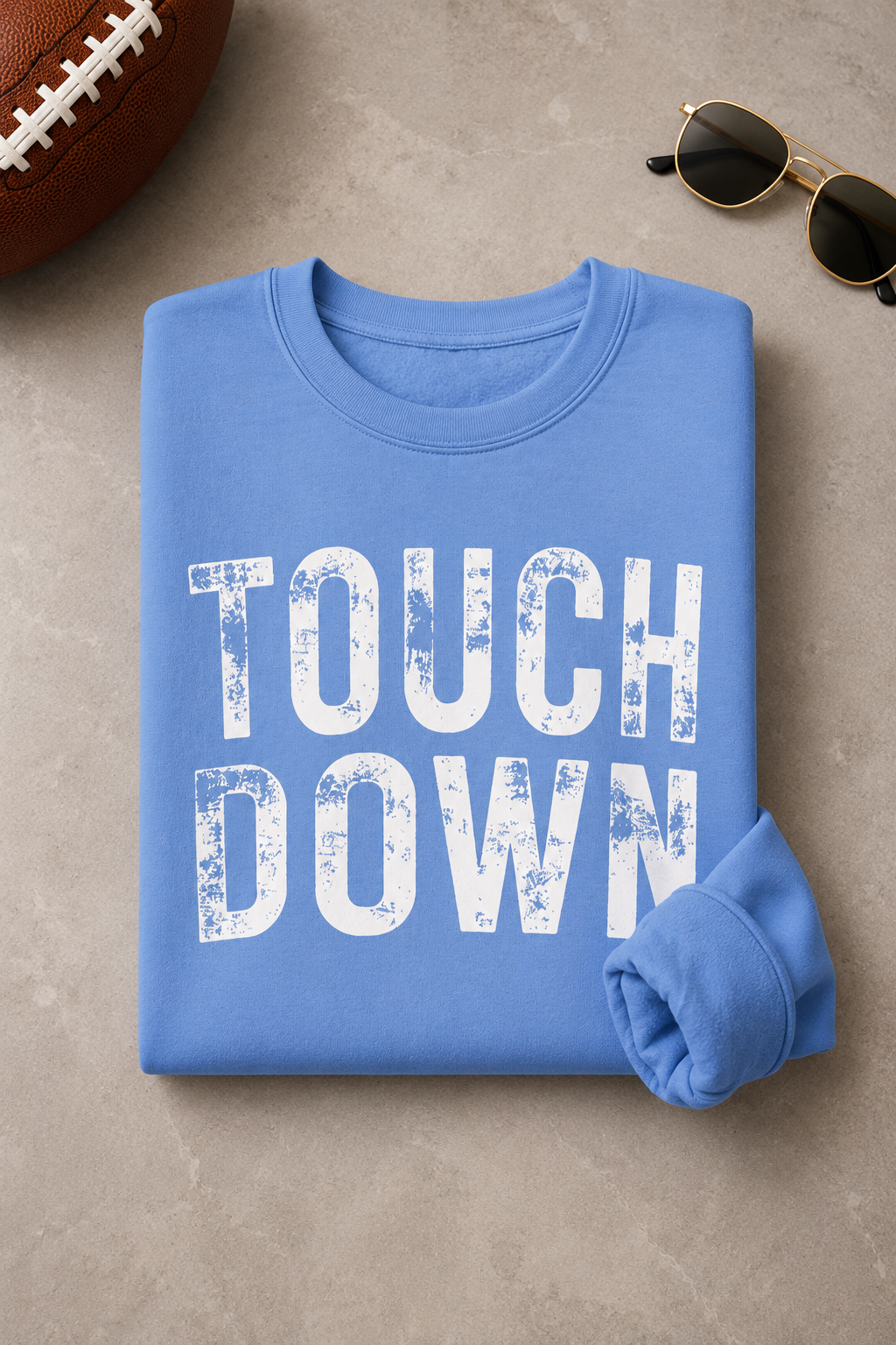 Touchdown Crewneck Sweatshirt – Vintage Football Pullover
