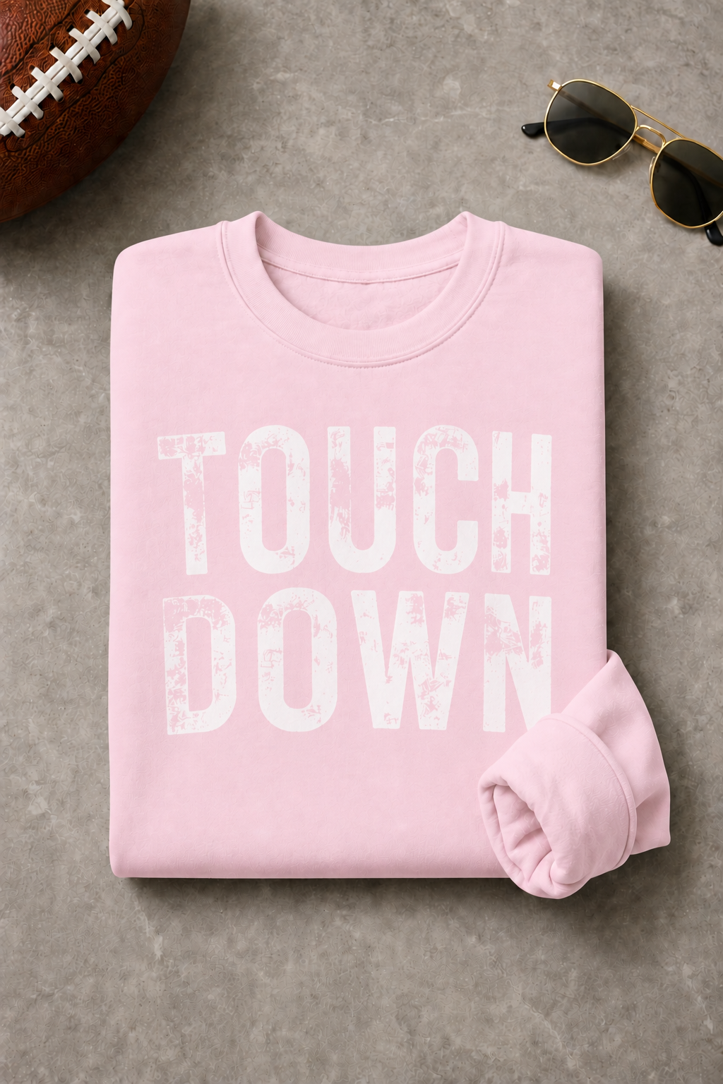 Touchdown Crewneck Sweatshirt – Vintage Football Pullover