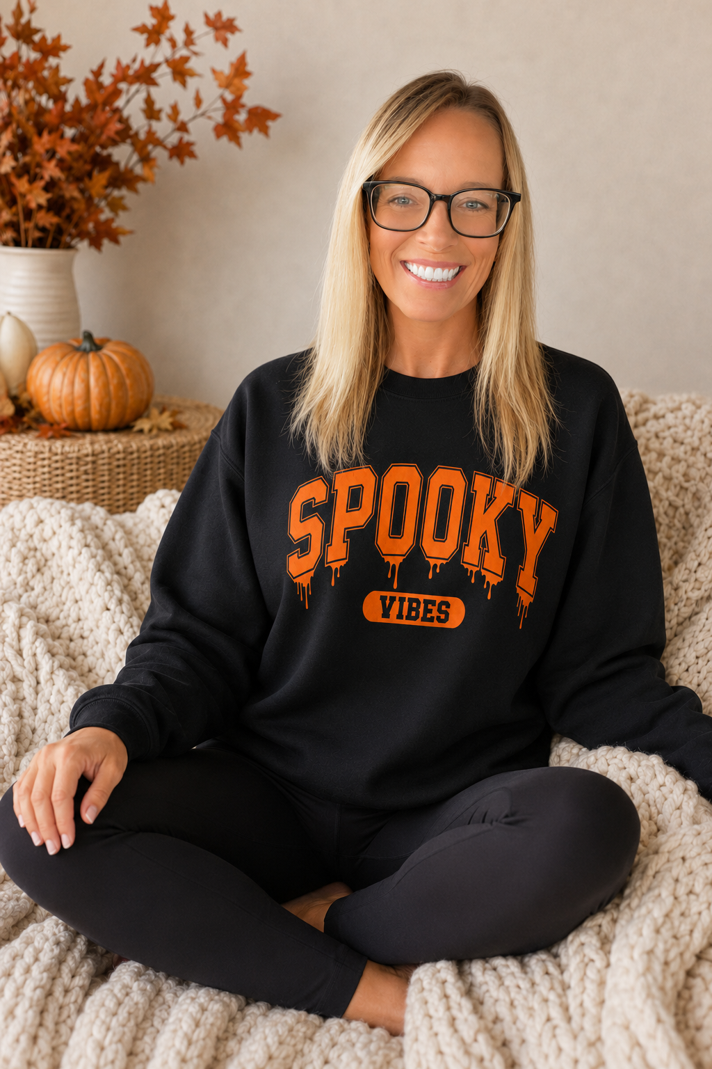 Spooky Vibes Crewneck Sweatshirt