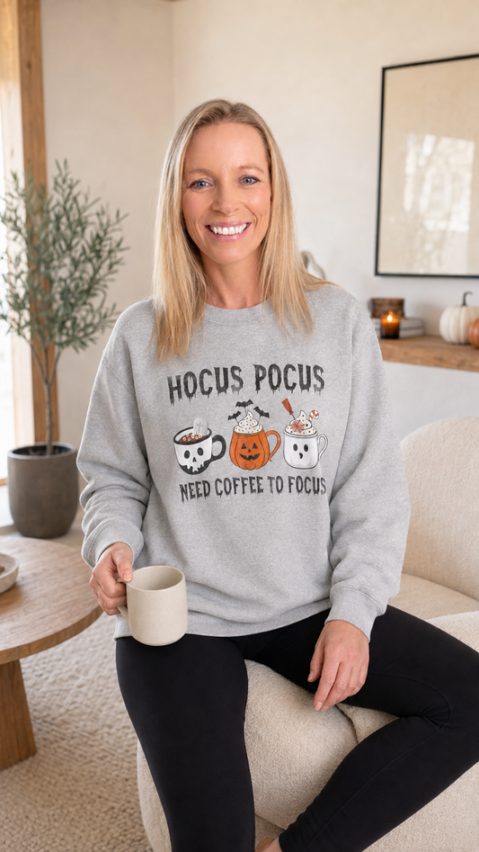 Hocus Pocus Coffee Crewneck Sweatshirt