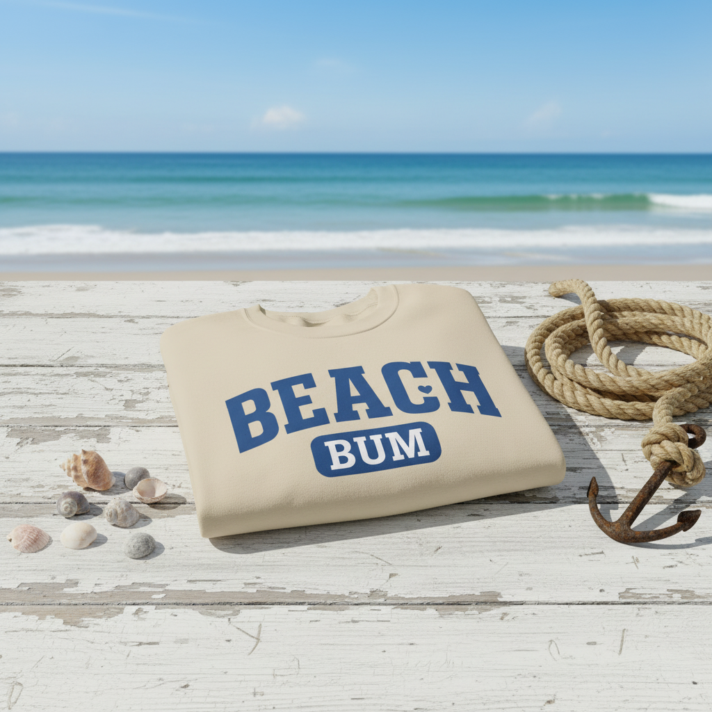 Beach Bum Crewneck Sweatshirt