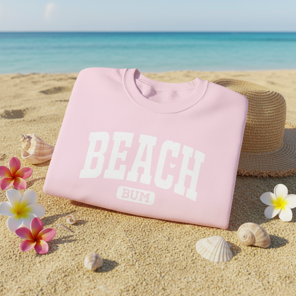 Beach Bum Crewneck Sweatshirt