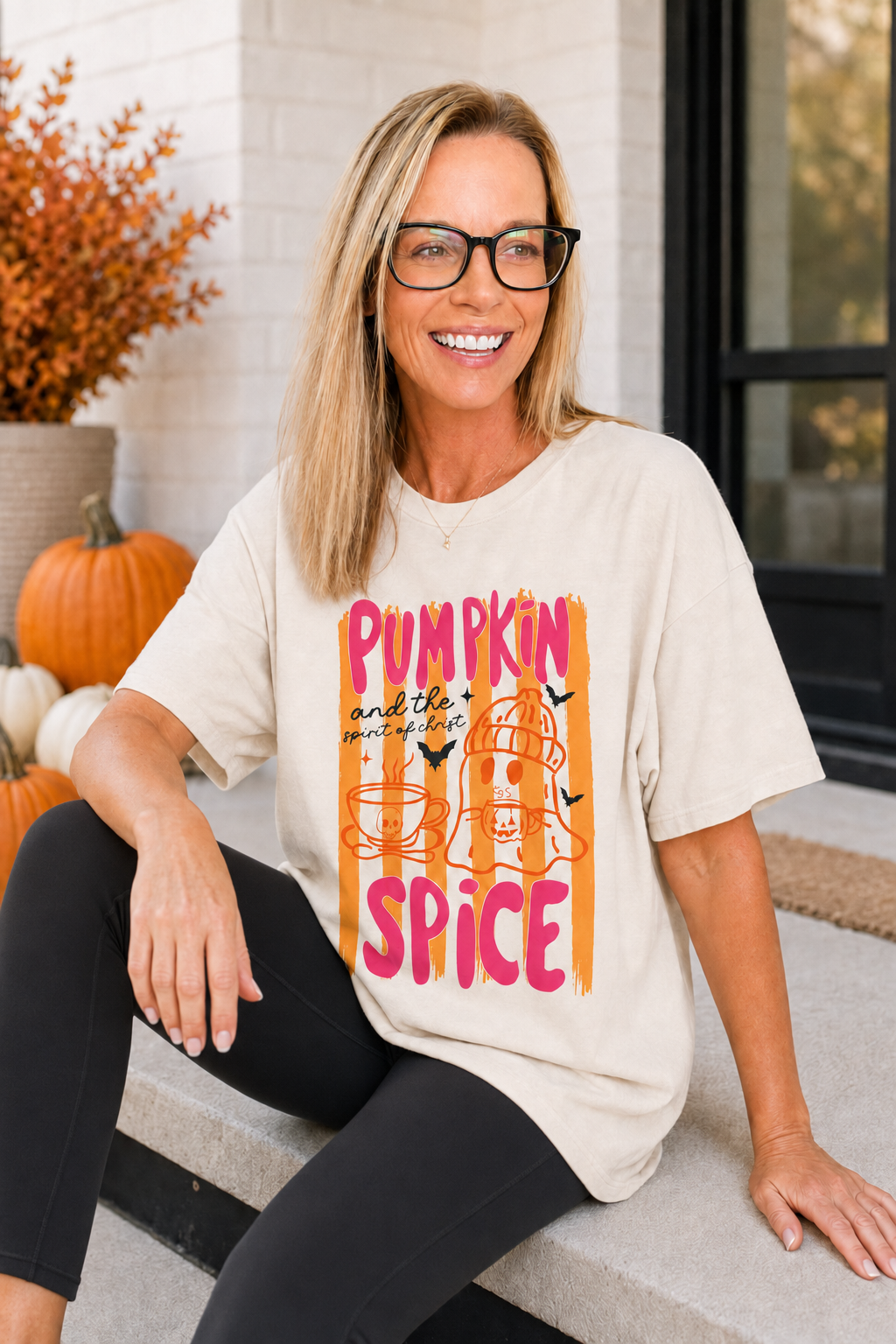 Pumpkin Spice & the Spirit of Christ Graphic Tee