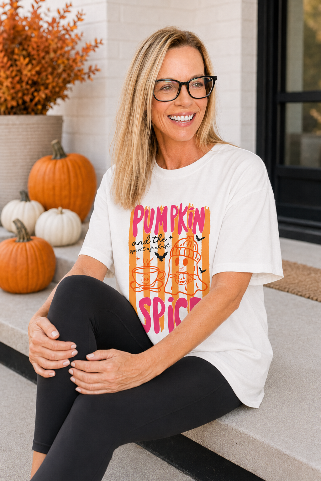 Pumpkin Spice & the Spirit of Christ Graphic Tee