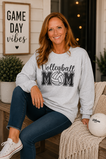 Volleyball Mom Sweatshirt — Personalized Name