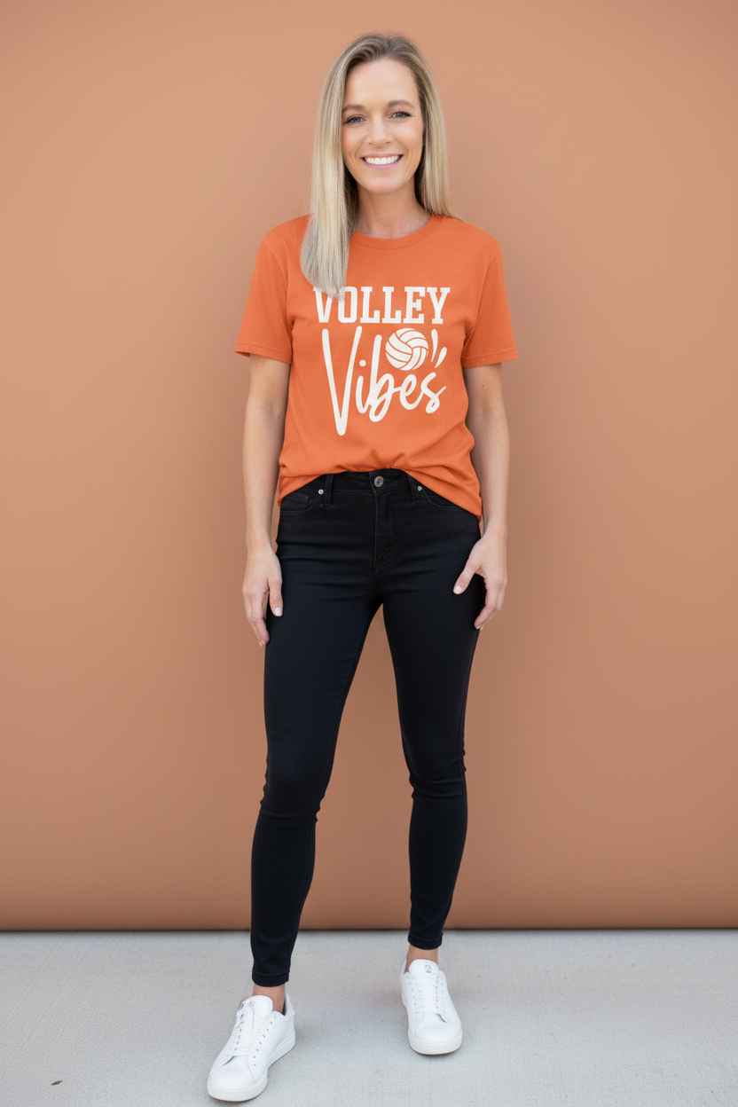 Volley Vibes T-Shirt —Personalized Number