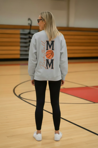 Basketball Mom Crewneck Sweatshirt —Custom Number