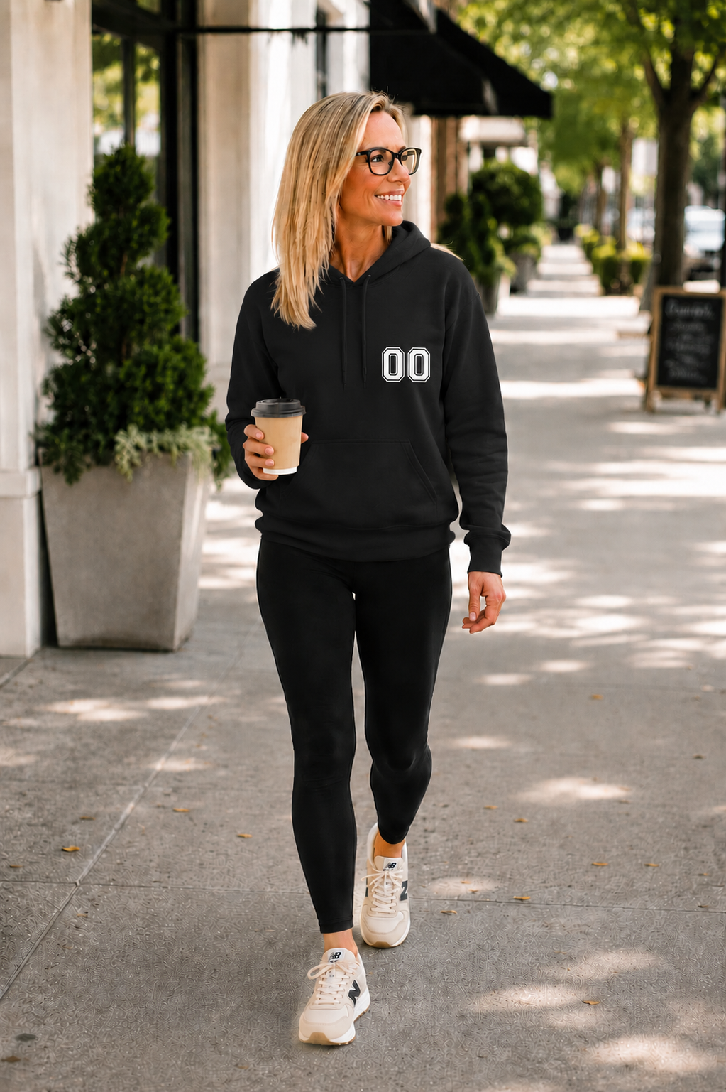 Football MOM Hoodie —Custom Number