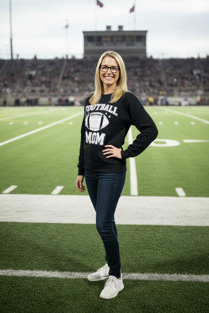 Football Mom Crewneck Sweatshirt – Personalized Name