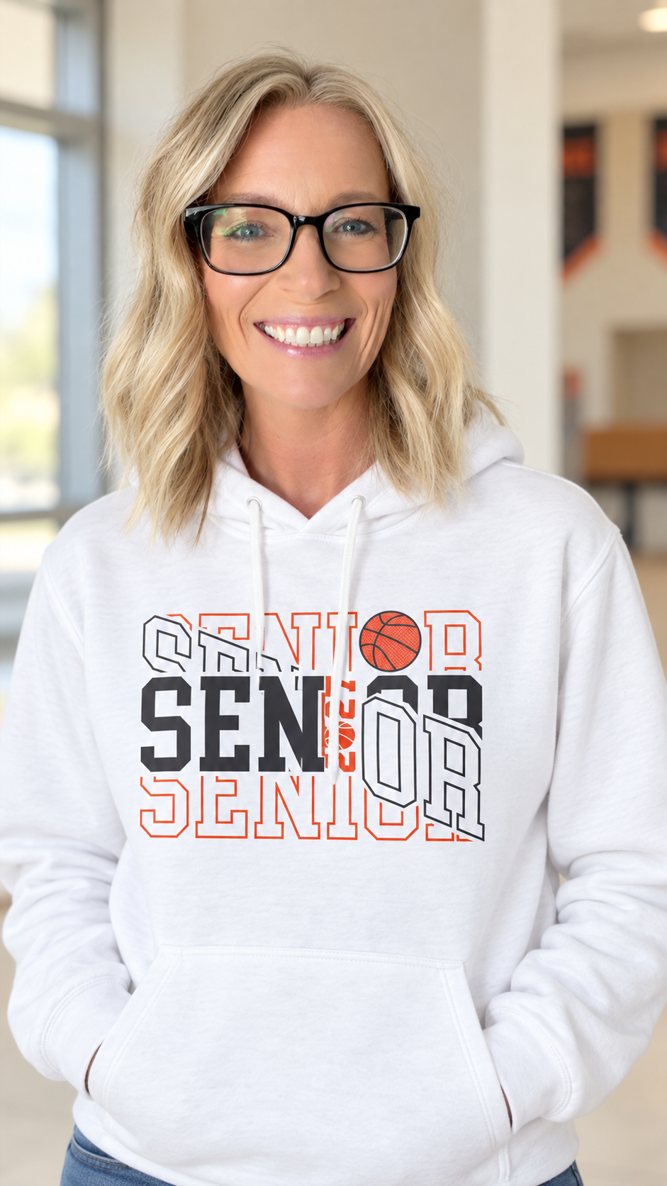 Senior Basketball Hoodie