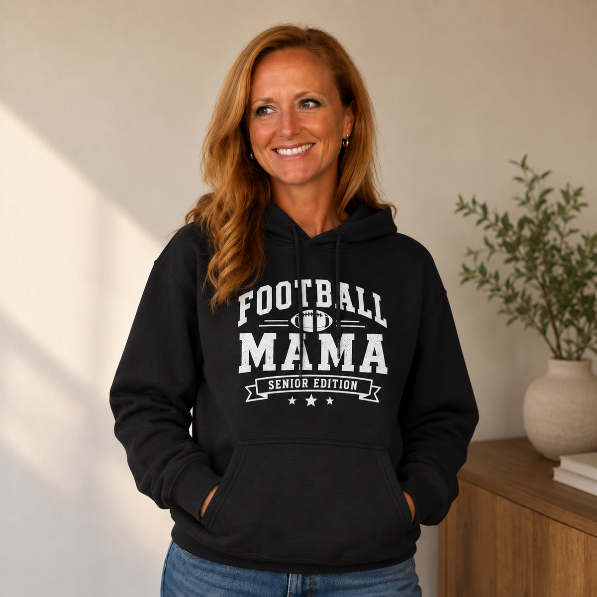 Football Mama Senior Edition Hoodie