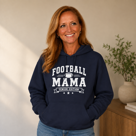 Football Mama Senior Edition Hoodie