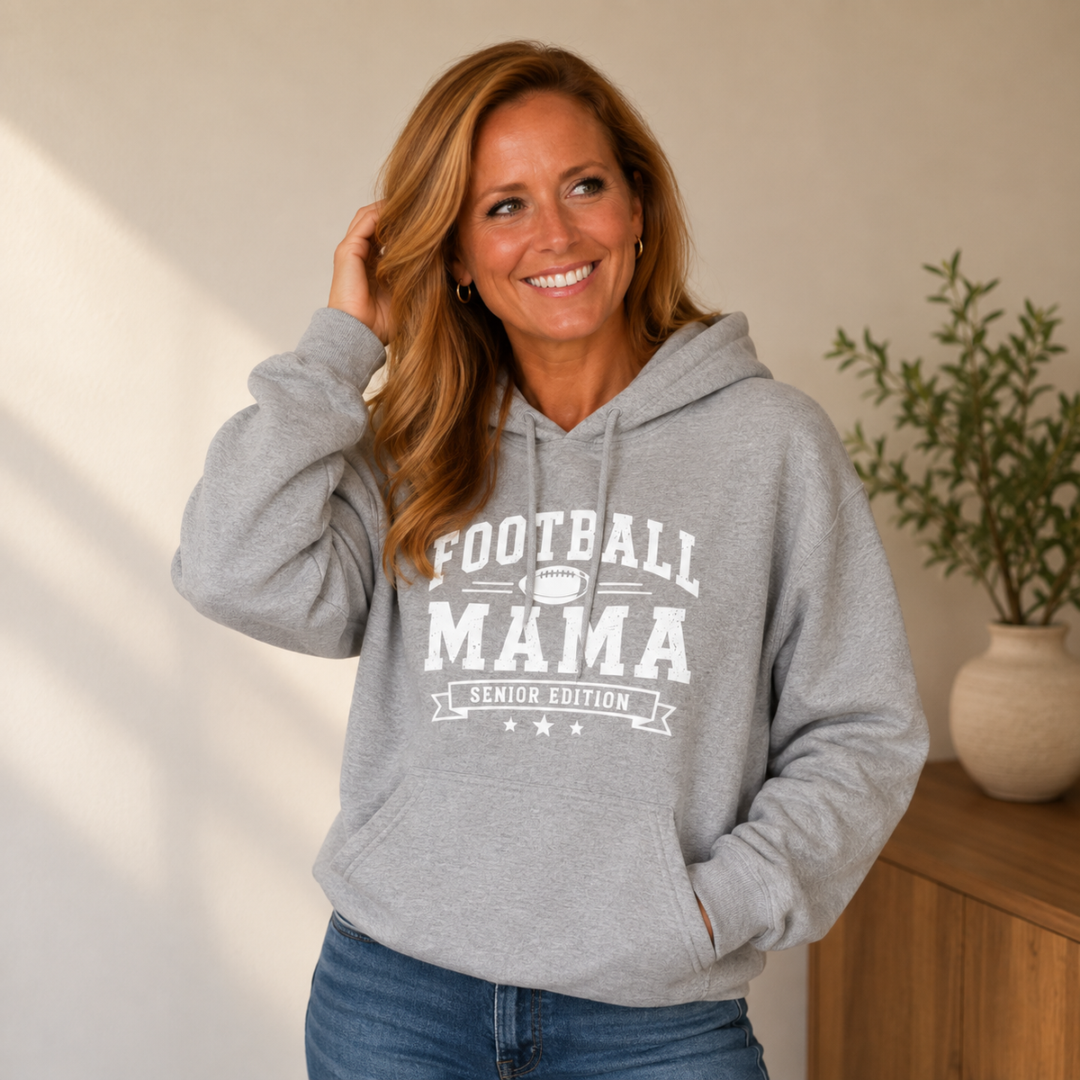 Football Mama Senior Edition Hoodie