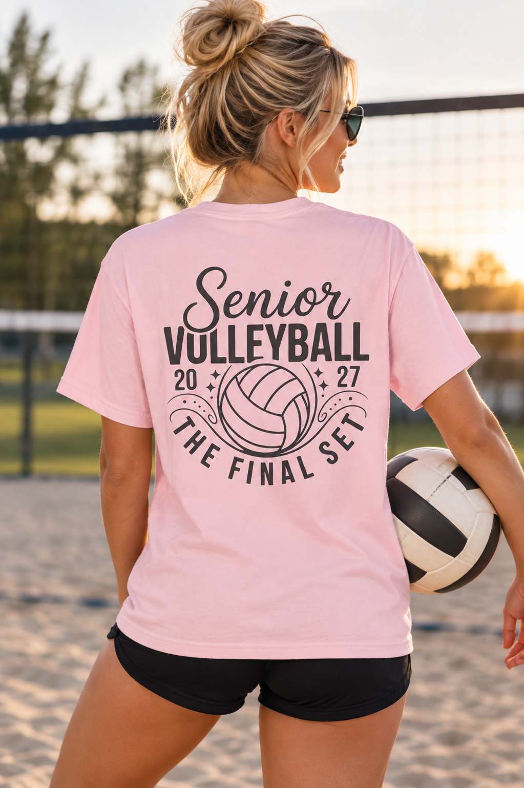 Senior Volleyball 2027 "The Final Set" T-Shirt