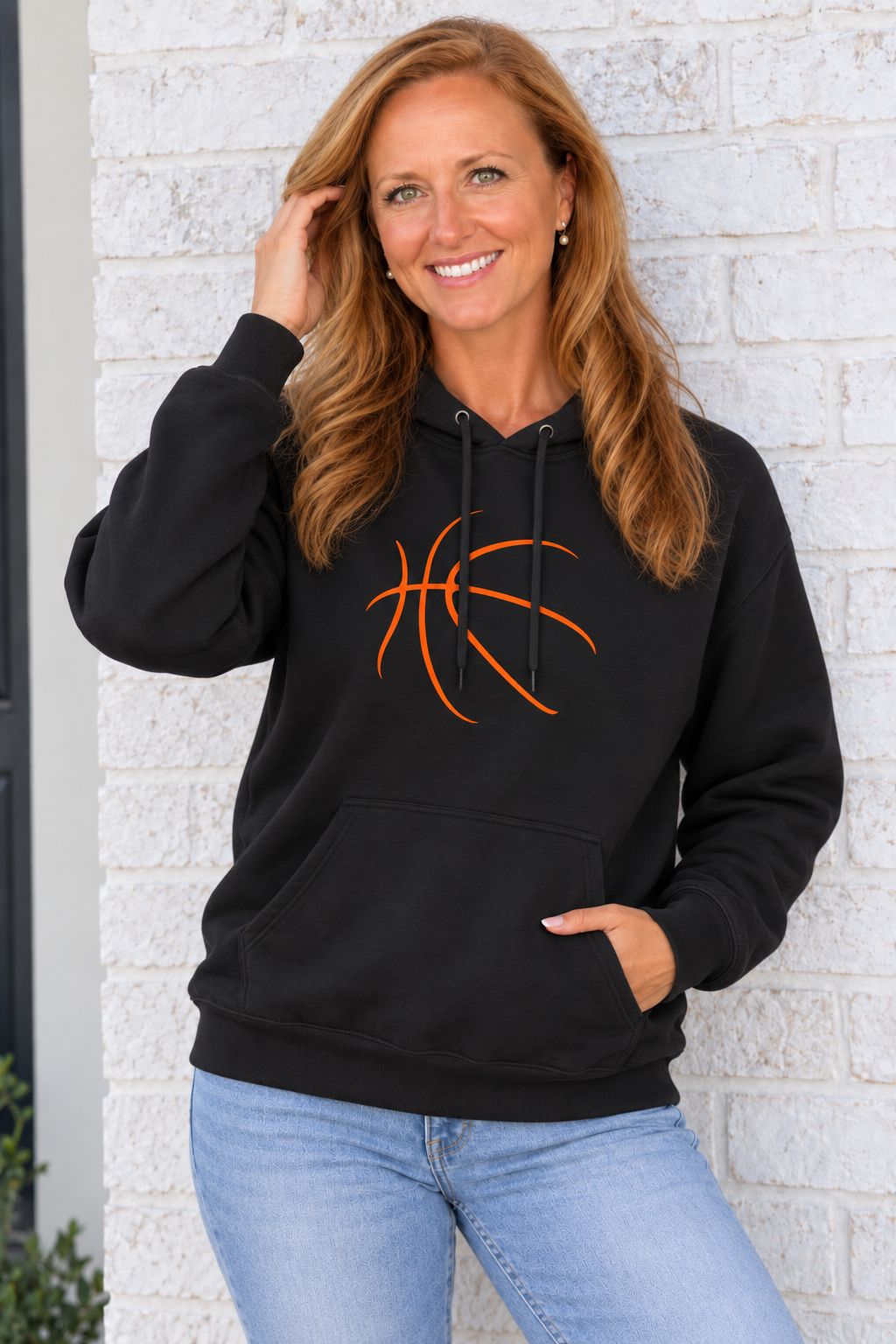 Minimalist Basketball Hoodie