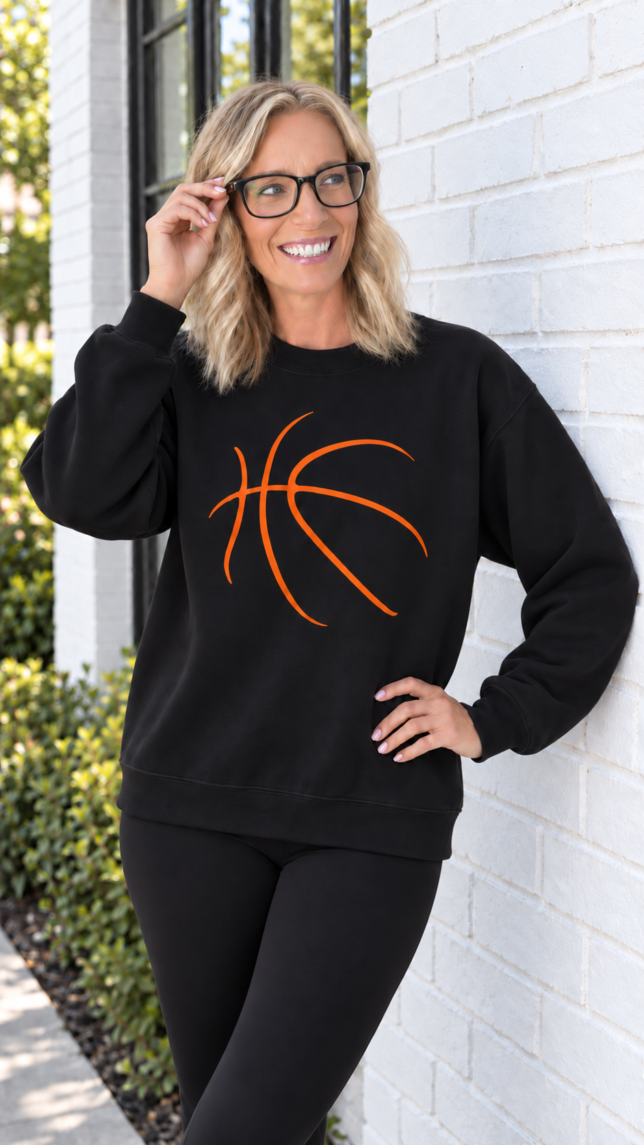 Basketball Sketch Crewneck Sweatshirt