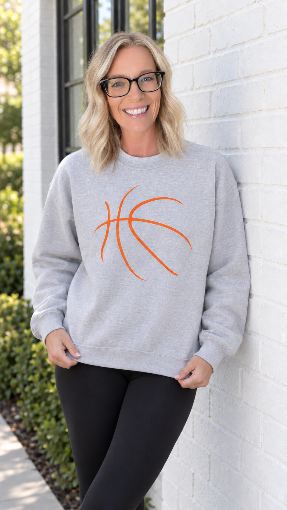 Basketball Sketch Crewneck Sweatshirt