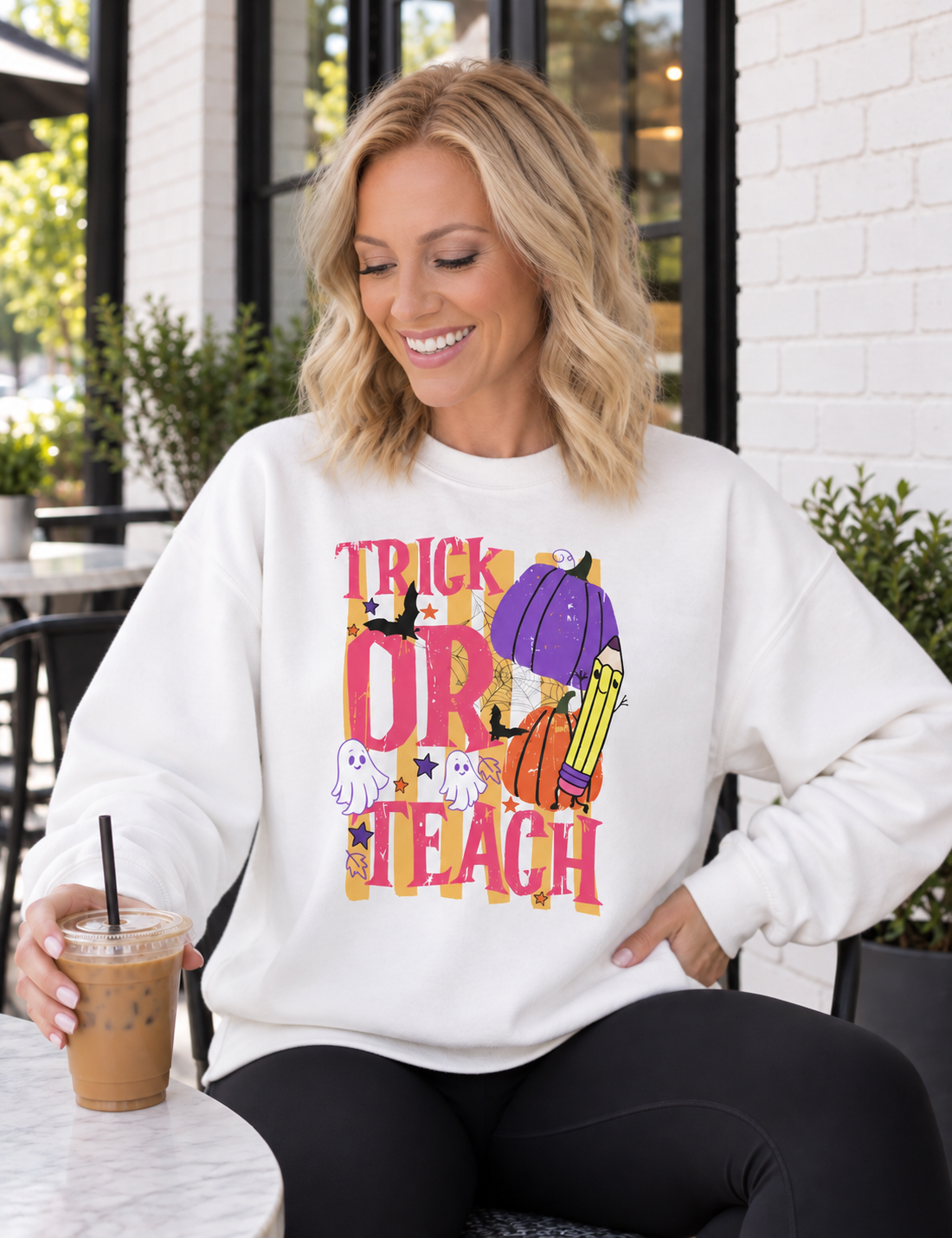 Trick or Teach Crewneck Sweatshirt