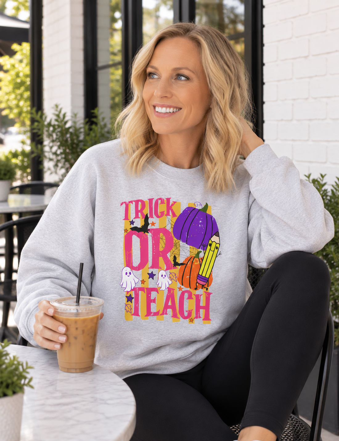 Trick or Teach Crewneck Sweatshirt