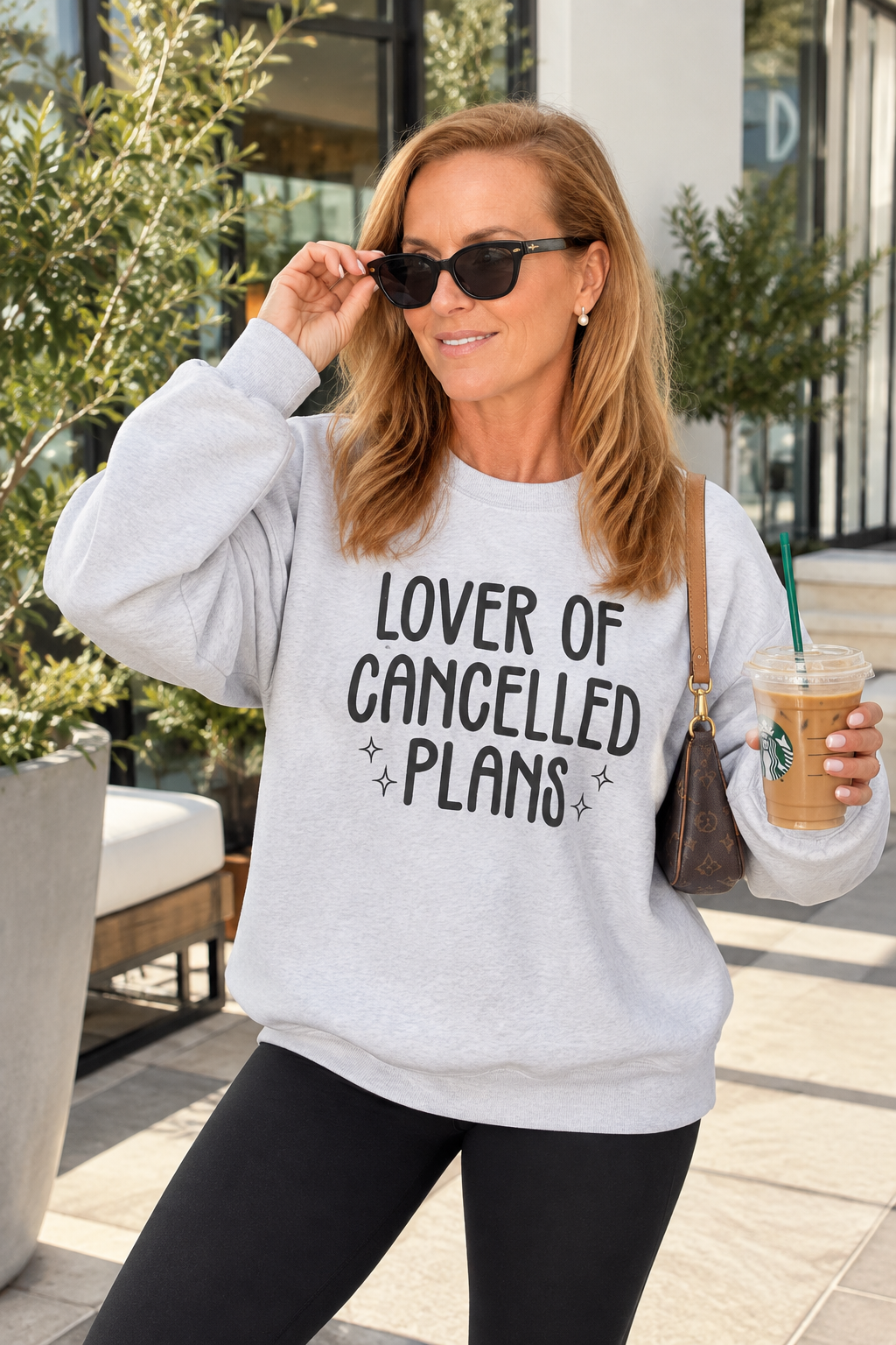 Lover of Cancelled Plans Crewneck Sweatshirt