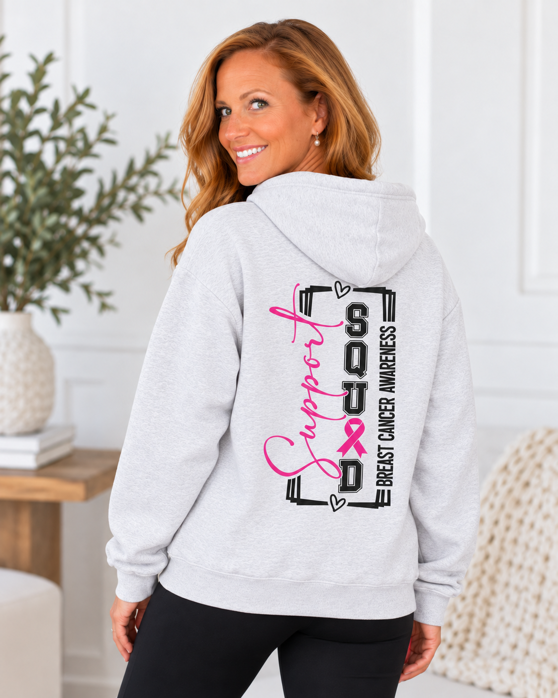 Support Squad Breast Cancer Awareness Hoodie