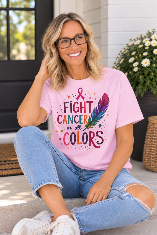 Fight Cancer in All Colors Tee
