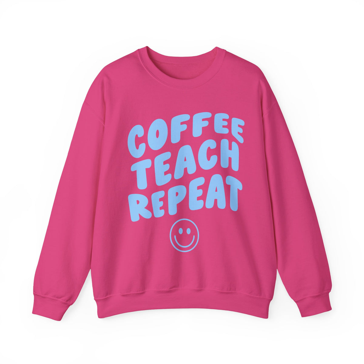 Coffee Teach Repeat Crewneck Sweatshirt