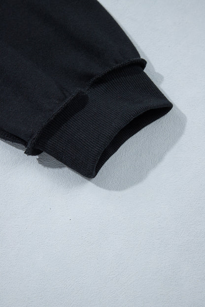 Reversible Oversized Drop Shoulder Sweatshirt
