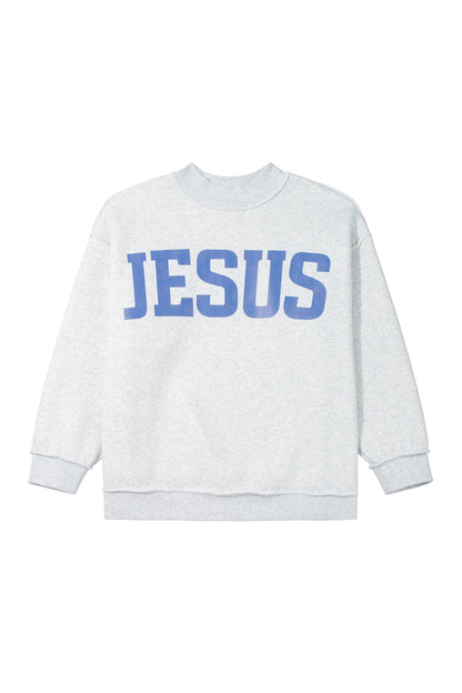 Faith Graphic Tunic Sweatshirt