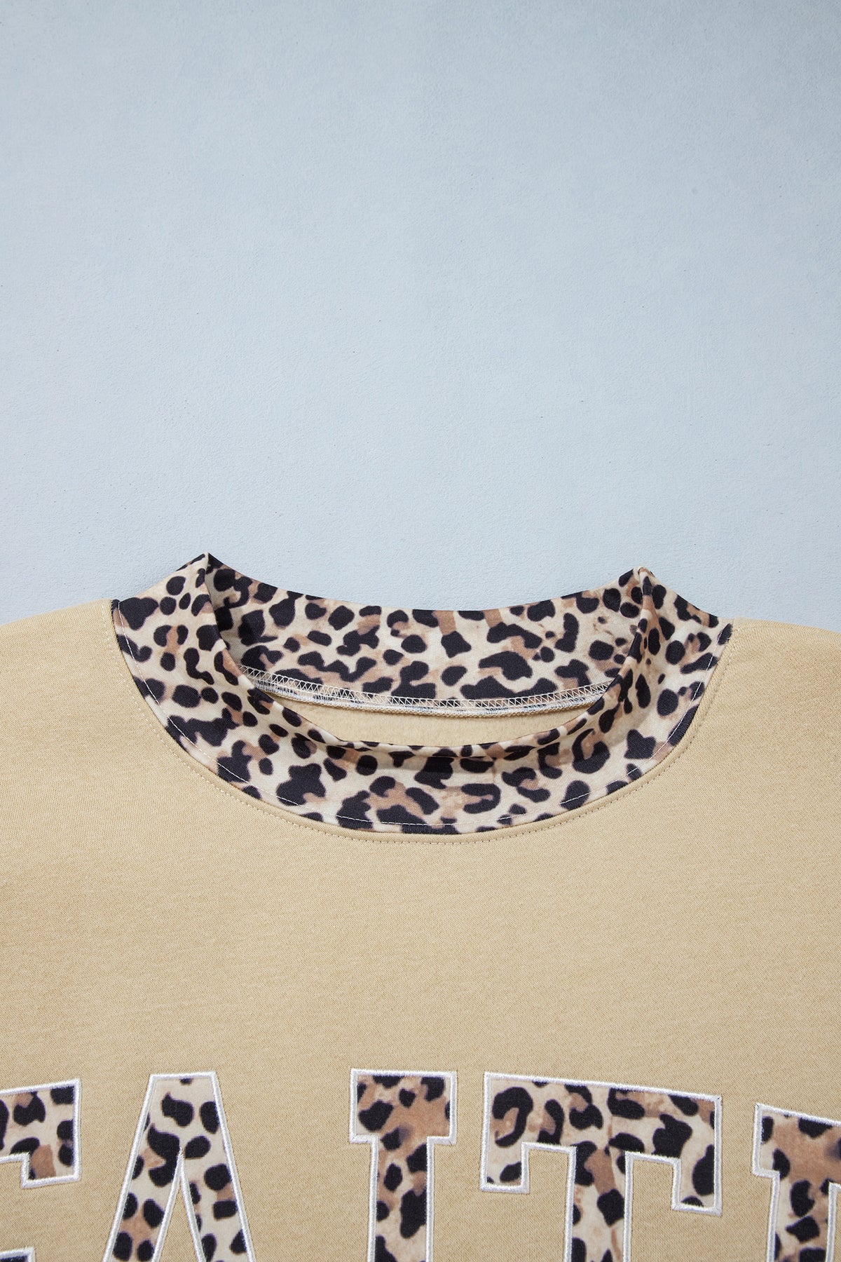 Faith & Blessed Graphic Mock Neck Sweatshirt