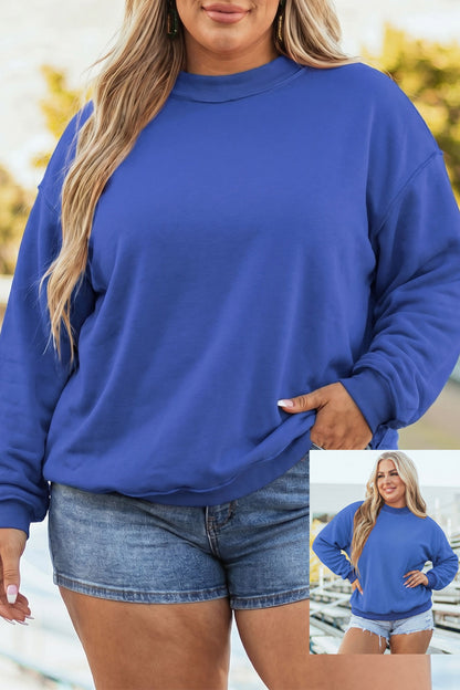 Reversible Oversized Drop Shoulder Sweatshirt