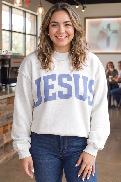 Faith Graphic Tunic Sweatshirt