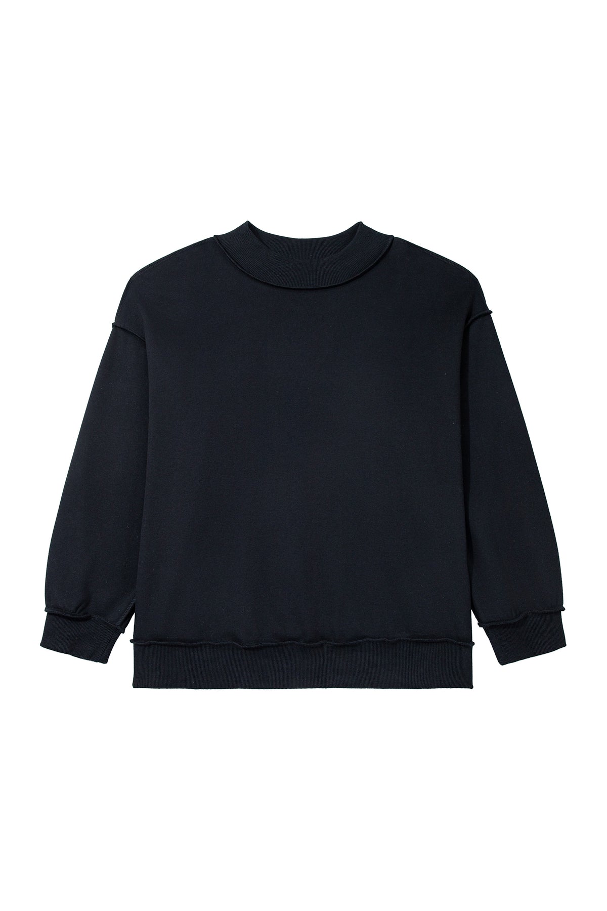 Reversible Oversized Drop Shoulder Sweatshirt