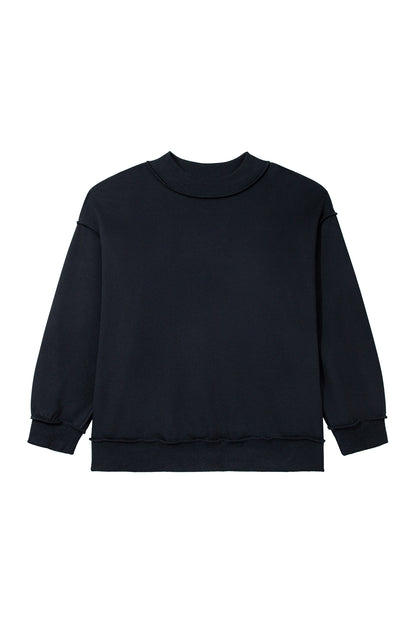 Reversible Oversized Drop Shoulder Sweatshirt