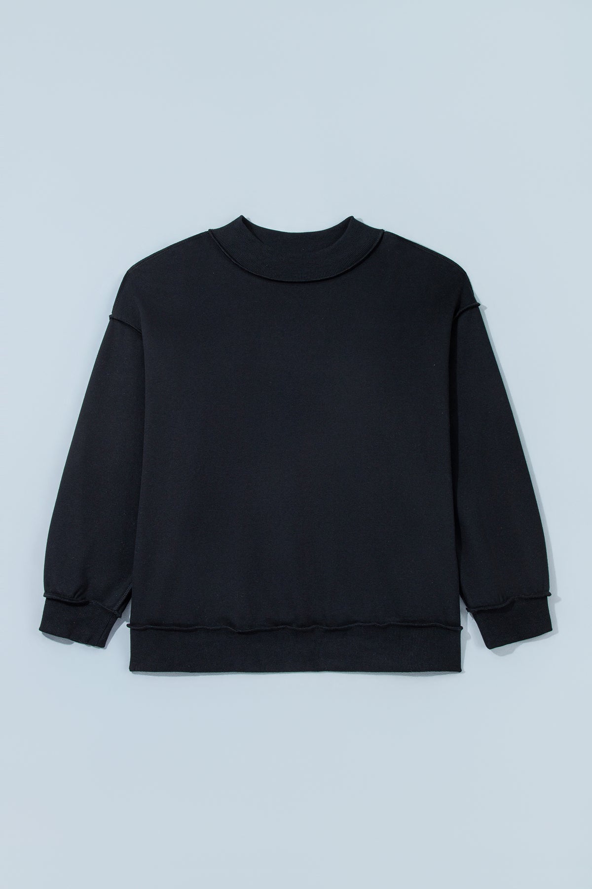 Reversible Oversized Drop Shoulder Sweatshirt