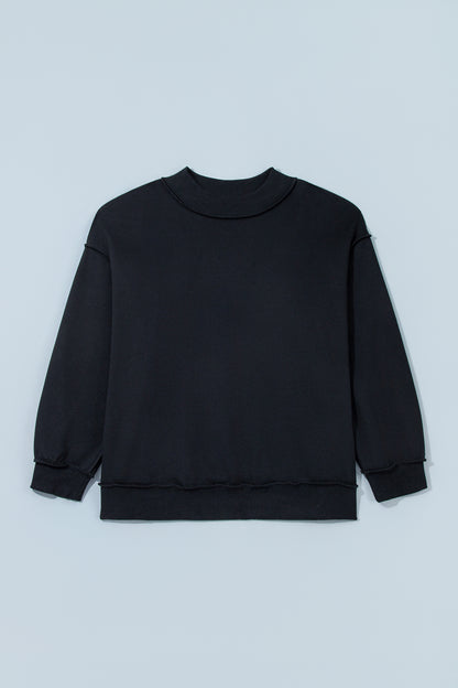 Reversible Oversized Drop Shoulder Sweatshirt