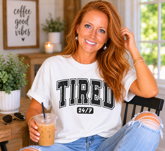 Tired 24/7 Graphic Tee