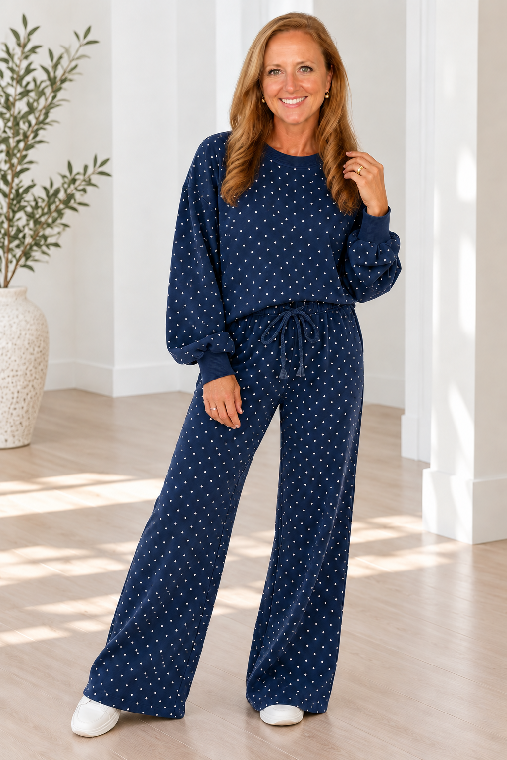 Polka Dot Pant Set