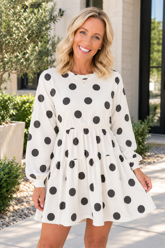 Polka Dot Mini Dress