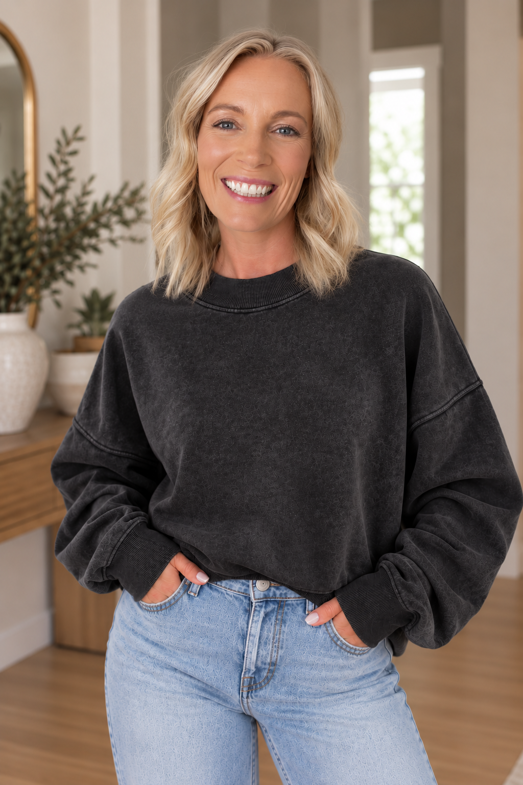 Everyday Vintage Drop Shoulder Sweatshirt